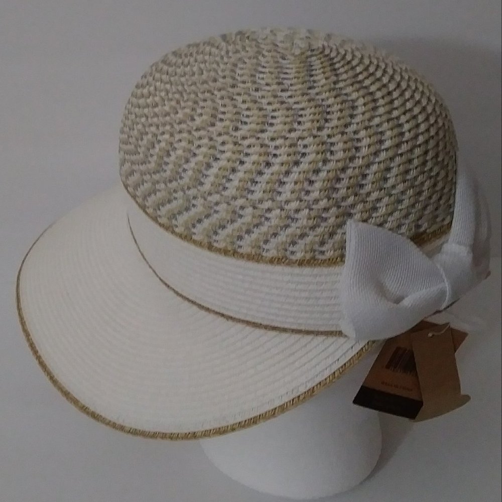 Genuine C.C Brand Wide Brim Straw Floppy Hat - Picture 6 of 10